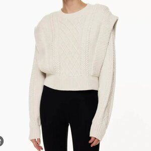 Aritzia Seek Sweater - Heather Birch